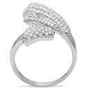 Men Sterling Silver Rings TS014 Rhodium 925 Sterling Silver Ring with CZ