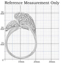 Silver Jewelry Rings Men Sterling Silver Rings TS032 Rhodium 925 Sterling Silver Ring with CZ Alamode Fashion Jewelry Outlet