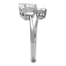 Mens Engagement Rings TK2981 Stainless Steel Ring with AAA Grade CZ
