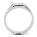 Silver Jewelry Rings Mens Stainless Steel Rings DA253 Stainless Steel Ring with AAA Grade CZ Alamode Fashion Jewelry Outlet