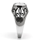 Silver Jewelry Rings Metal Ring 3W057 Rhodium Brass Ring with AAA Grade CZ Alamode Fashion Jewelry Outlet