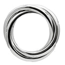 Metal Ring 3W101 Rhodium Brass Ring with AAA Grade CZ
