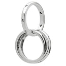 Metal Ring 3W101 Rhodium Brass Ring with AAA Grade CZ