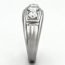 Pandora Rings TK946 Stainless Steel Ring with AAA Grade CZ