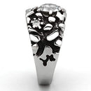Pandora Rings TK958 Stainless Steel Ring with AAA Grade CZ