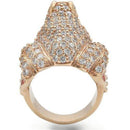 Pandora Rose Gold Rings 0W283 Rose Gold Brass Ring with AAA Grade CZ