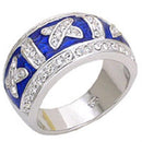 Pre Engagement Ring 20829 Rhodium Brass Ring with Top Grade Crystal