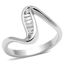 Silver Jewelry Rings Pre Engagement Ring 3W024 Rhodium Brass Ring with AAA Grade CZ Alamode Fashion Jewelry Outlet