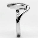 Pre Engagement Ring 3W024 Rhodium Brass Ring with AAA Grade CZ