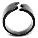 Promise Rings For Her TK2268 Light Black (Gun) Stainless Steel Ring