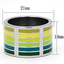 Promise Rings TK819 Stainless Steel Ring with Epoxy