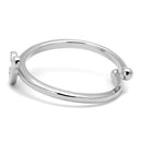 Silver Jewelry Rings Purity Rings LO4011 Rhodium Brass Ring Alamode Fashion Jewelry Outlet