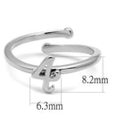 Silver Jewelry Rings Purity Rings LO4031 Rhodium Brass Ring Alamode Fashion Jewelry Outlet