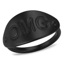 Silver Jewelry Rings Purity Rings LO4242 Ruthenium Brass Ring Alamode Fashion Jewelry Outlet