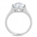 Silver Jewelry Rings Rings For Women TK3432 Stainless Steel Ring with AAA Grade CZ Alamode Fashion Jewelry Outlet
