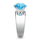 Silver Jewelry Rings Rings For Women TK52003 Stainless Steel Ring with Synthetic Alamode Fashion Jewelry Outlet