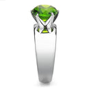 Silver Jewelry Rings Rings For Women TK52008 Stainless Steel Ring with Synthetic Alamode Fashion Jewelry Outlet
