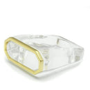 Rings For Women VL016 Gold Brass Ring with Synthetic