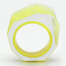 Rings For Women VL096 Resin Ring in Citrine Yellow