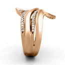 Rose Gold Engagement Rings TS168 Rose Gold 925 Sterling Silver Ring