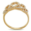 Rose Gold Engagement Rings TS279 Rose Gold 925 Sterling Silver Ring