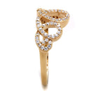 Rose Gold Engagement Rings TS279 Rose Gold 925 Sterling Silver Ring