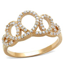 Rose Gold Engagement Rings TS279 Rose Gold 925 Sterling Silver Ring