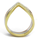Silver Jewelry Rings Rose Gold Engagement Rings TS416 Rhodium + Rose Gold Silver Ring Alamode Fashion Jewelry Outlet