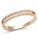 Rose Gold Engagement Rings TS592 Rose Gold 925 Sterling Silver Ring