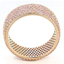 Rose Gold Engagement Rings TS612 Rose Gold 925 Sterling Silver Ring with CZ
