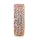 Rose Gold Engagement Rings TS612 Rose Gold 925 Sterling Silver Ring with CZ