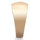 Rose Gold Rings TK1798 Rose Gold - Stainless Steel Ring with Crystal