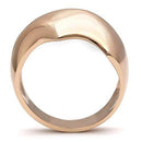 Silver Jewelry Rings Rose Gold Wedding Rings GL161 Rose Gold - Brass Ring Alamode Fashion Jewelry Outlet