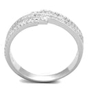 Silver Engagement Rings TS367 Rhodium 925 Sterling Silver Ring with CZ