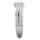Silver Engagement Rings TS367 Rhodium 925 Sterling Silver Ring with CZ