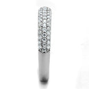 Silver Rings TS535 Rhodium 925 Sterling Silver Ring with AAA Grade CZ