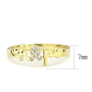 Silver Jewelry Rings Solid Gold Ring LO3965 Flash Gold Brass Ring with Top Grade Crystal Alamode Fashion Jewelry Outlet