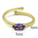 Silver Jewelry Rings Solid Gold Ring LO4068 Flash Gold Brass Ring with AAA Grade CZ Alamode Fashion Jewelry Outlet