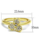 Silver Jewelry Rings Solid Gold Ring LO4097 Gold Brass Ring with Top Grade Crystal Alamode Fashion Jewelry Outlet