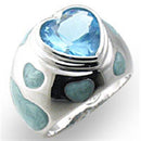 Sterling Silver Cubic Zirconia Ring 33923 - 925 Sterling Silver Ring