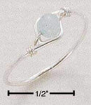 Silver Jewelry Rings Sterling Silver Ring: Aventurine Bead Wire Ring JadeMoghul Inc.