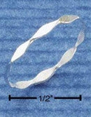 Silver Jewelry Rings Sterling Silver Ring: Faceted Wire Band Ring JadeMoghul Inc.