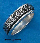Silver Jewelry Rings Sterling Silver Ring: Mens Worry Ring With Celtic Knots Spinning Band JadeMoghul