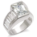 Sterling Silver Ring Set 30331 - 925 Sterling Silver Ring with CZ