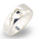 Sterling Silver Ring Set 30336 - 925 Sterling Silver Ring with CZ