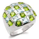 Sterling Silver Ring Set 30825 - 925 Sterling Silver Ring with AAA Grade CZ