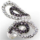 Sterling Silver Ring Set 32518 - 925 Sterling Silver Ring with AAA Grade CZ