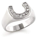 Silver Jewelry Rings Sterling Silver Rings 30314 - 925 Sterling Silver Ring with AAA Grade CZ Alamode Fashion Jewelry Outlet