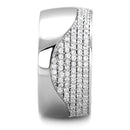 Sterling Silver Rings For Women TS378 Rhodium 925 Sterling Silver Ring