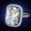 Sterling Silver Rings For Women TS391 Rhodium 925 Sterling Silver Ring